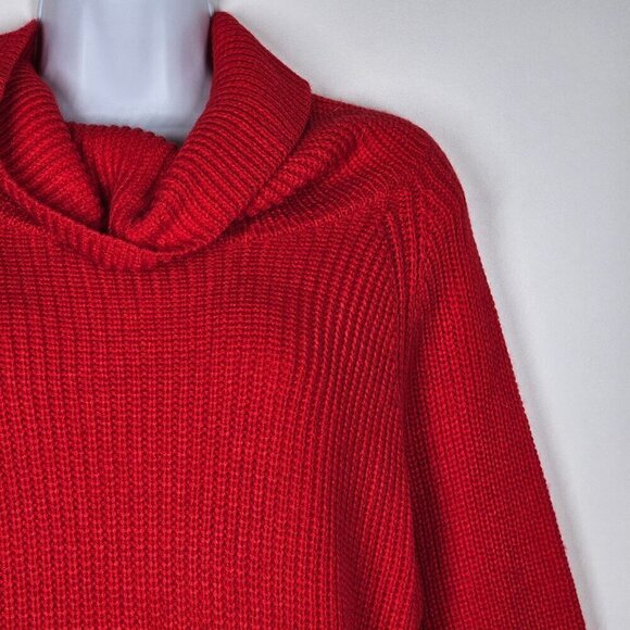 CALLAHAN x REVOLVE Cowl Neck Red Knit Sweater Dress Long Sleeve Womens‎ S - Picture 11 of 11